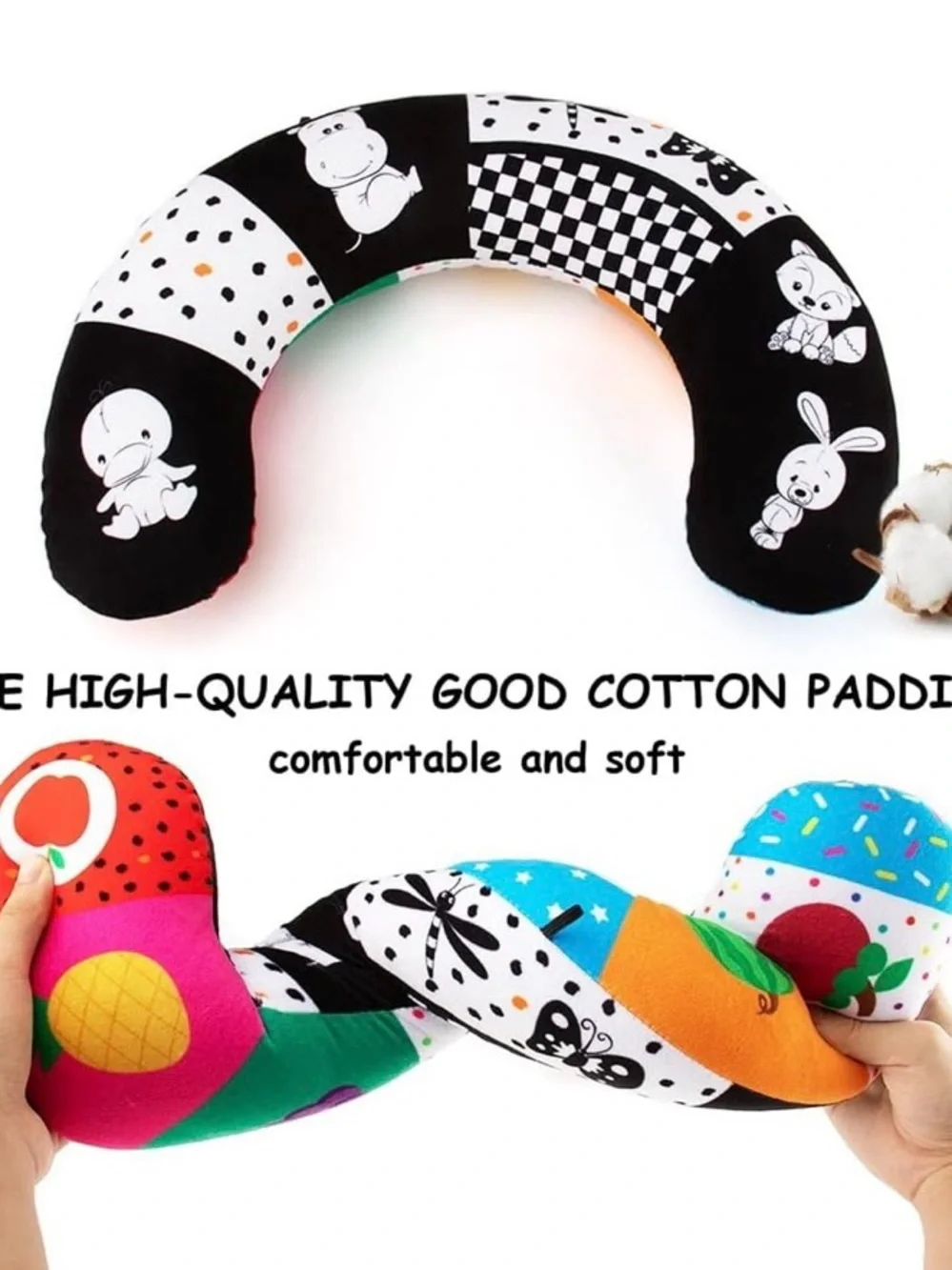 Multicolor Baby Tummy Time Support Pillow - Kids Accessories
